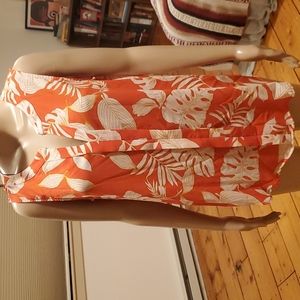 Faith and Joy Tropical Flora Tunic Tank